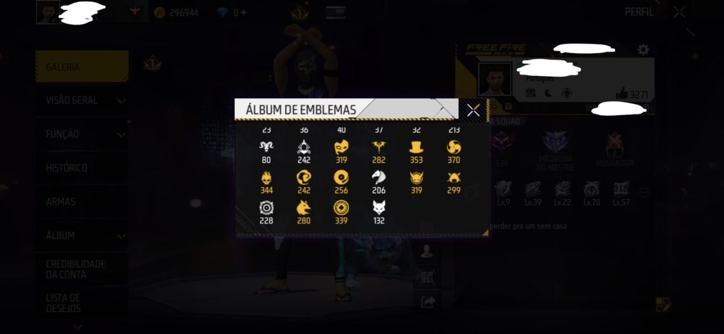 Conta de free fire antiga gemeda e varios itens antigos (PROMOÇÃO VENDA RAPIDA)