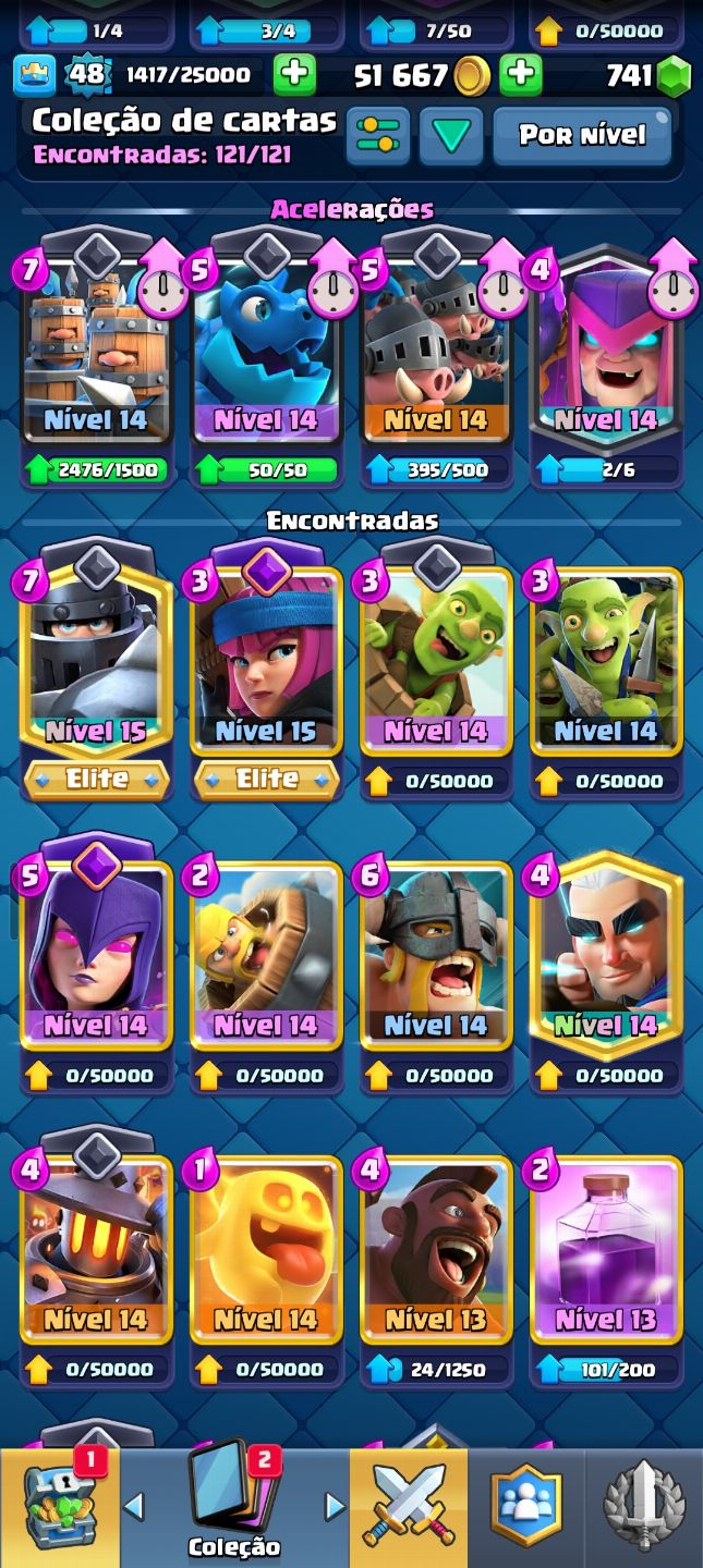 CONTA DE CLASH ROYALE | CLASH OF CLANS | BRAWLS STARS | 4ANOS PARA CIMA