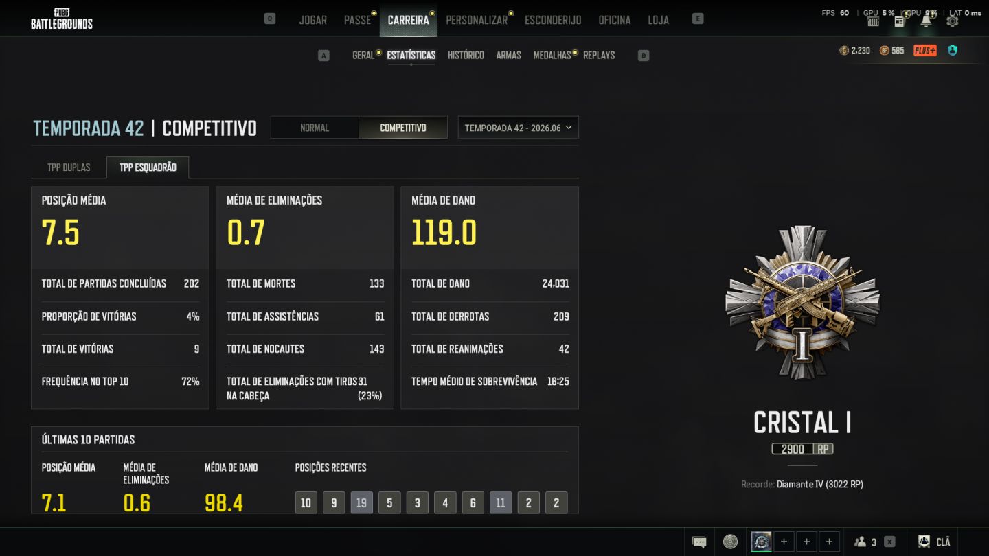 Conta PUBG - CONTA STEAM PUBG