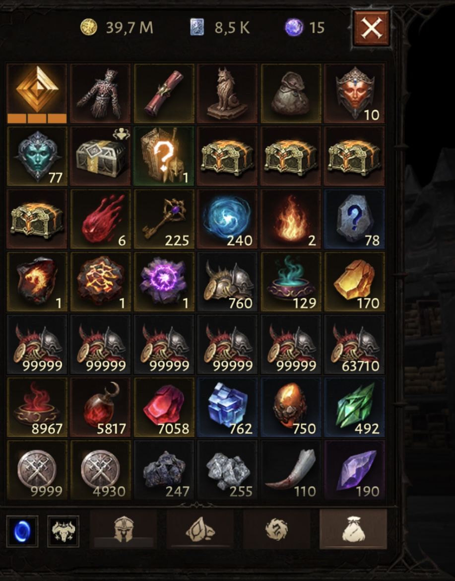 Conta Diablo immortal 2700 ressonância