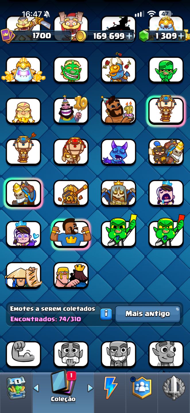 Conta Clash Royale 13.700 troféus