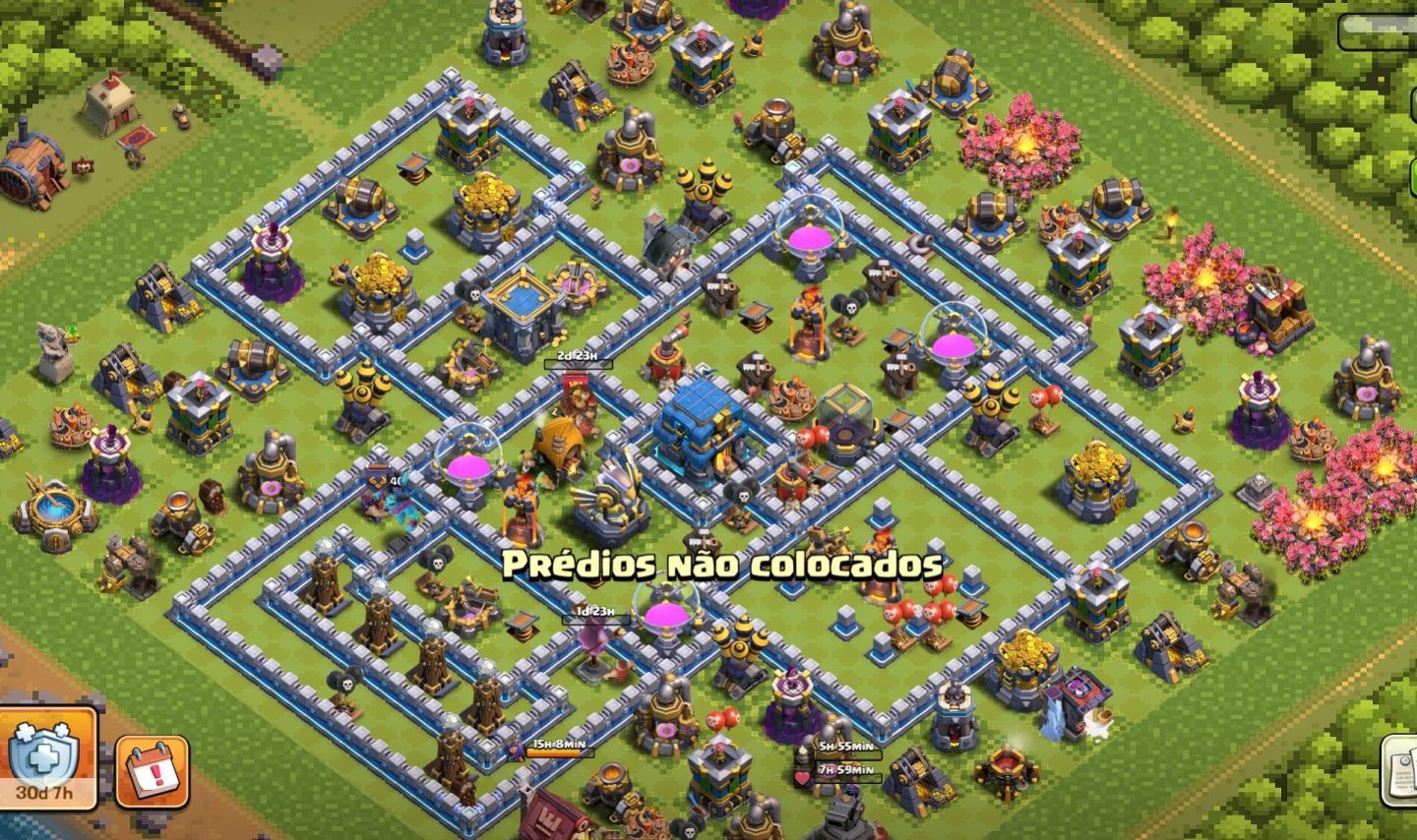 CLASH OF CLANS CV 12 FULL + BRAWL STARS + HAY DAY - 3 JOGOS EM UM SÓ EMAIL