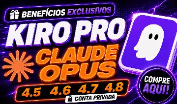 KIRO PRO 10K - CLAUDE OPUS 4.8+ SONNET + MINIMAX+ GLM 5+ (NO SEU EMAIL PRIVADA)