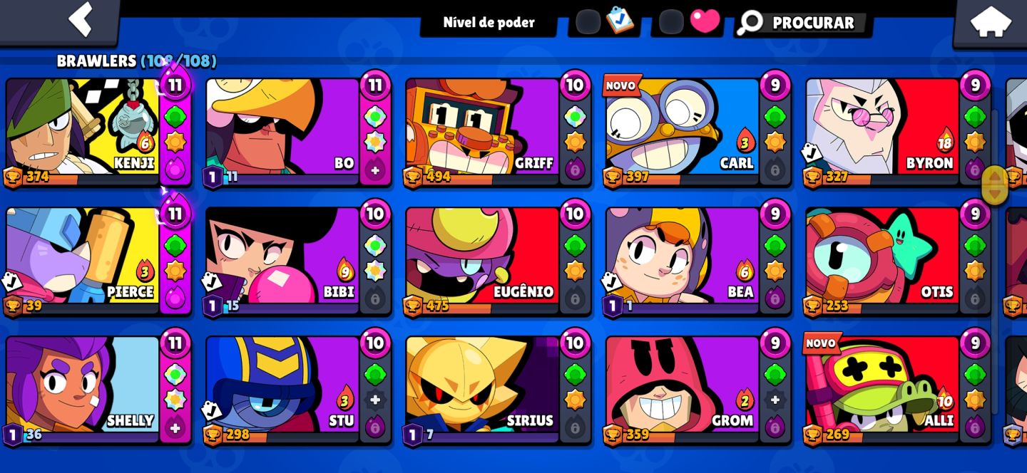 Conta de brawl stars 45k troféus