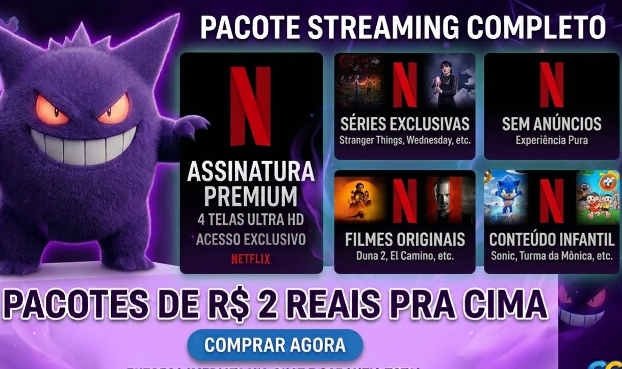 Netflix streaming 7 dias garantia total