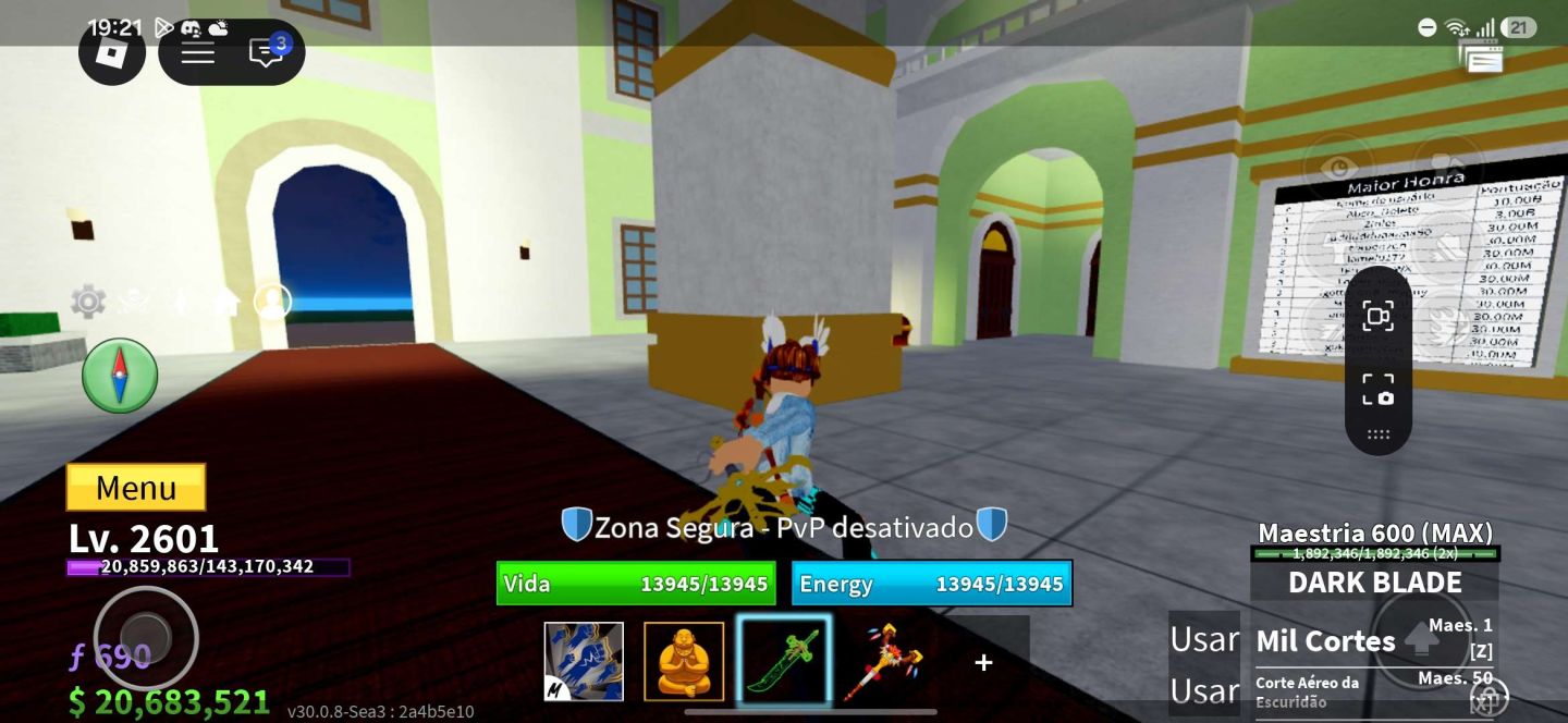 Conta roblox blox fruits