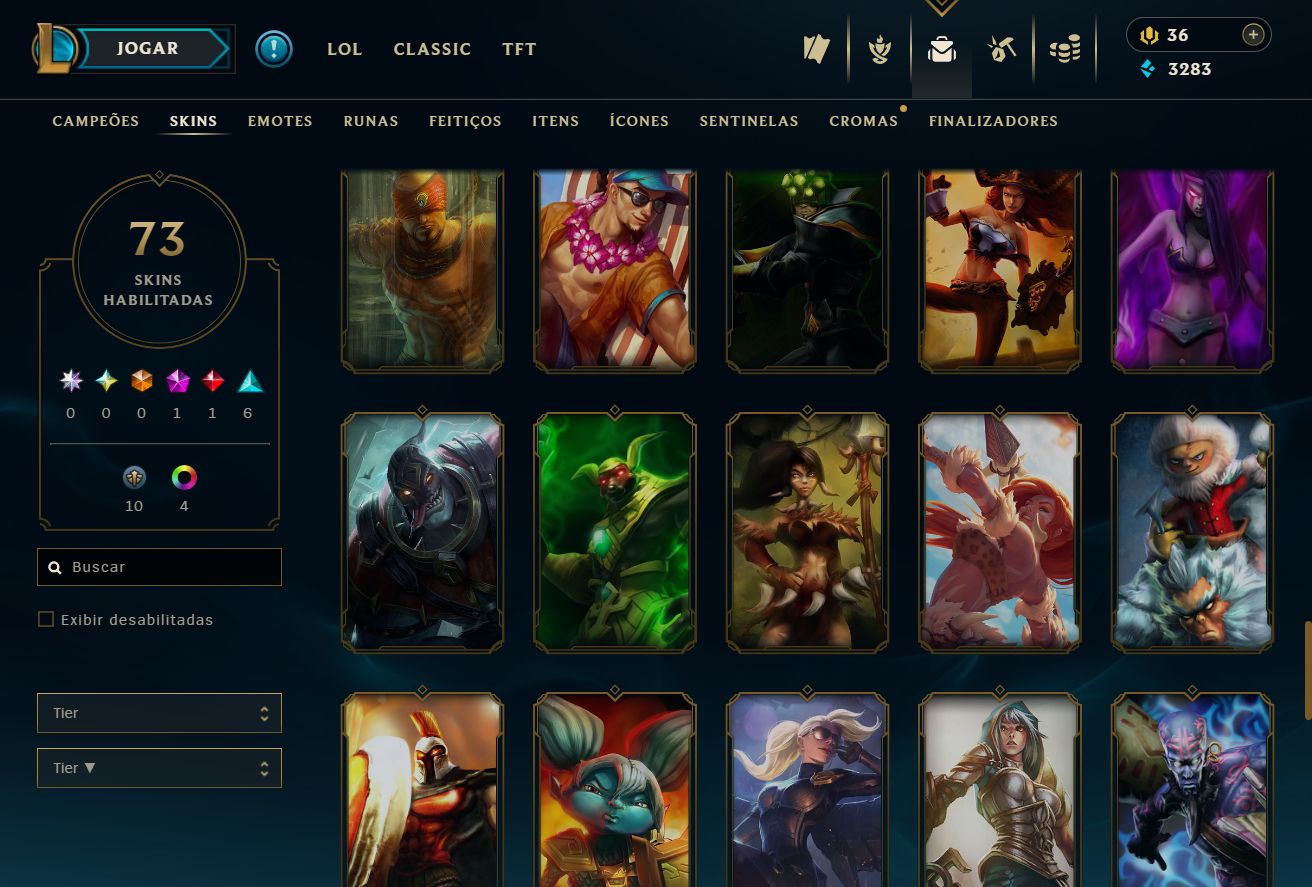 [ACESSO IMEDIATO] Ouro IV 73 Skins 80 Campeões
