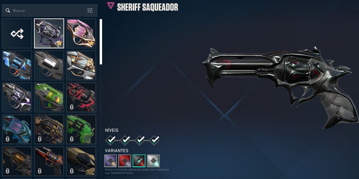 Conta valorant com várias skins!