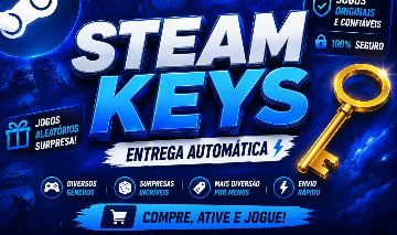 Steam Key Aleatória (Entrega Automática)