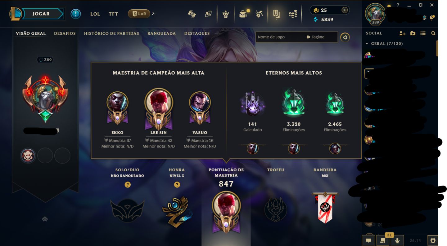 CONTA LEAGUE OF LEGENDS 185 SKINS | CONTA DESDE 2022 | VENDA SEGURA