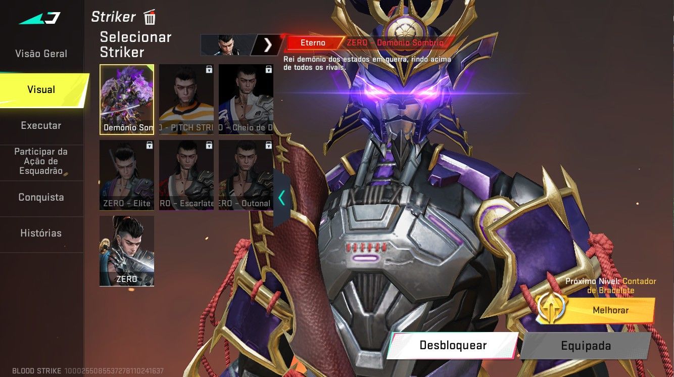 CONTA BLOODSTRIKE INICIANTE | ENTREGA AUTOMATICA | ZERO ETERNO + KATANA + ETERNA