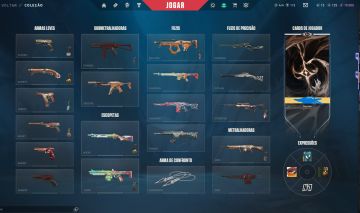 CONTA VALORANT COM FACA KURANAMI E VARIAS SKINS