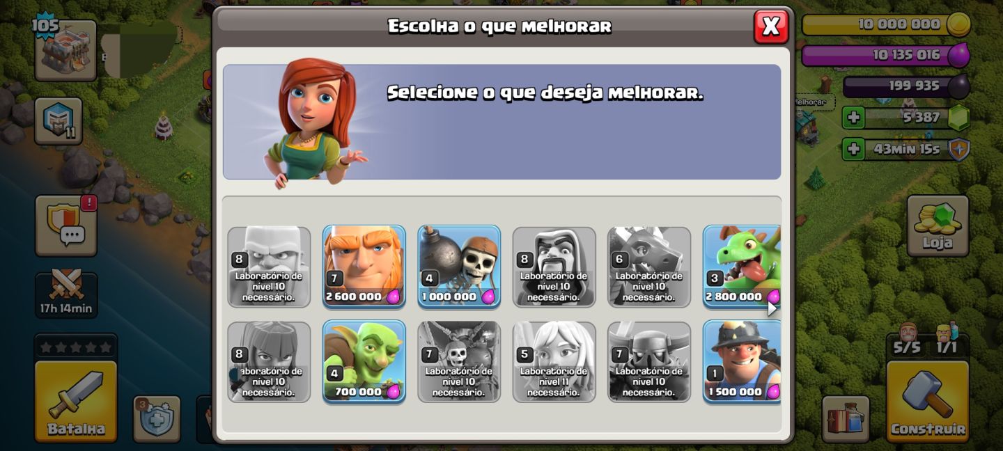 Conta Clash Of Clans full cv11
