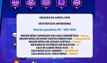 Conta Brawl stars, 65 o troféus e skins muito raras como todas as de aniversário