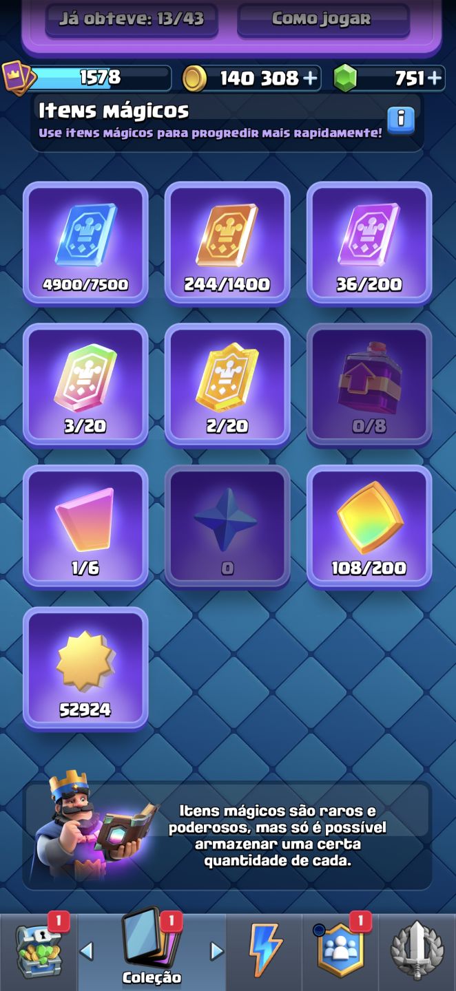 CONTA DUPLA BRAWL STARS (107/108) + CLASH ROYALE (ARENA 24)-FULL ACESSO|MESMO ID