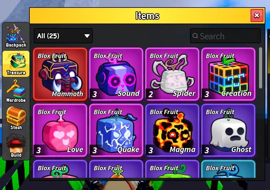Conta Blox Fruits com Kitsune, Yeti e Dark Blade + Itens Raros | R$ 350,00