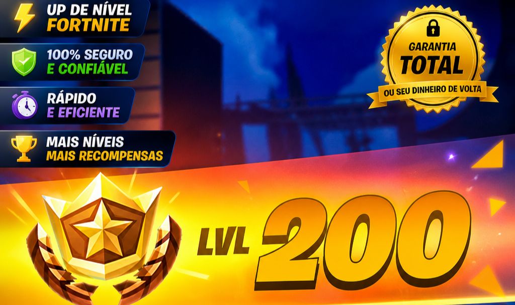 UP DE LEVEL NO FORTNITE | SERVIÇO SEGURO