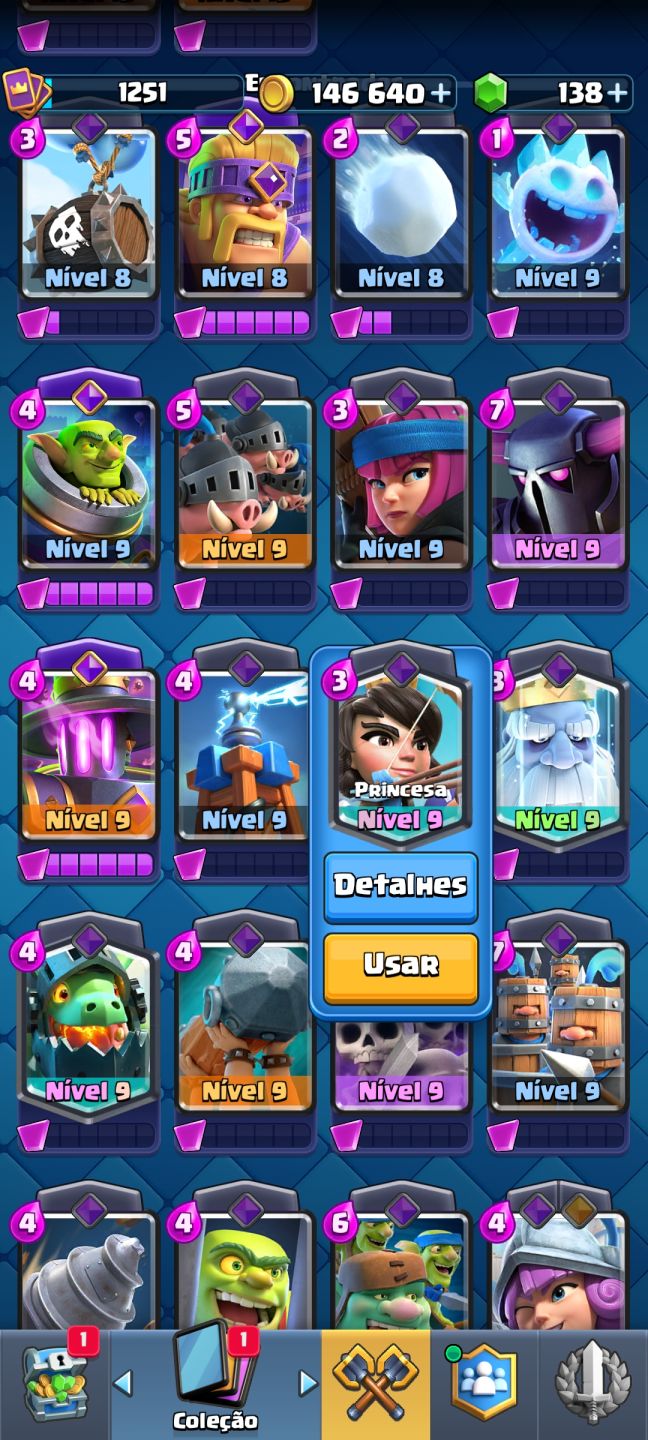 Conta de Clash Royale e Brawl Stars, 2 em 1