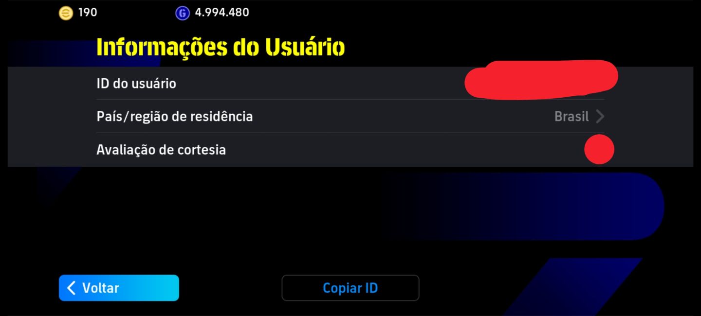CONTA DE EFOOTBALL INSANA 3210