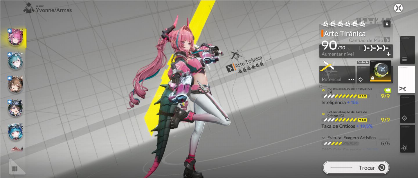 Conta ENDGAME Arknights TIME YVONE
