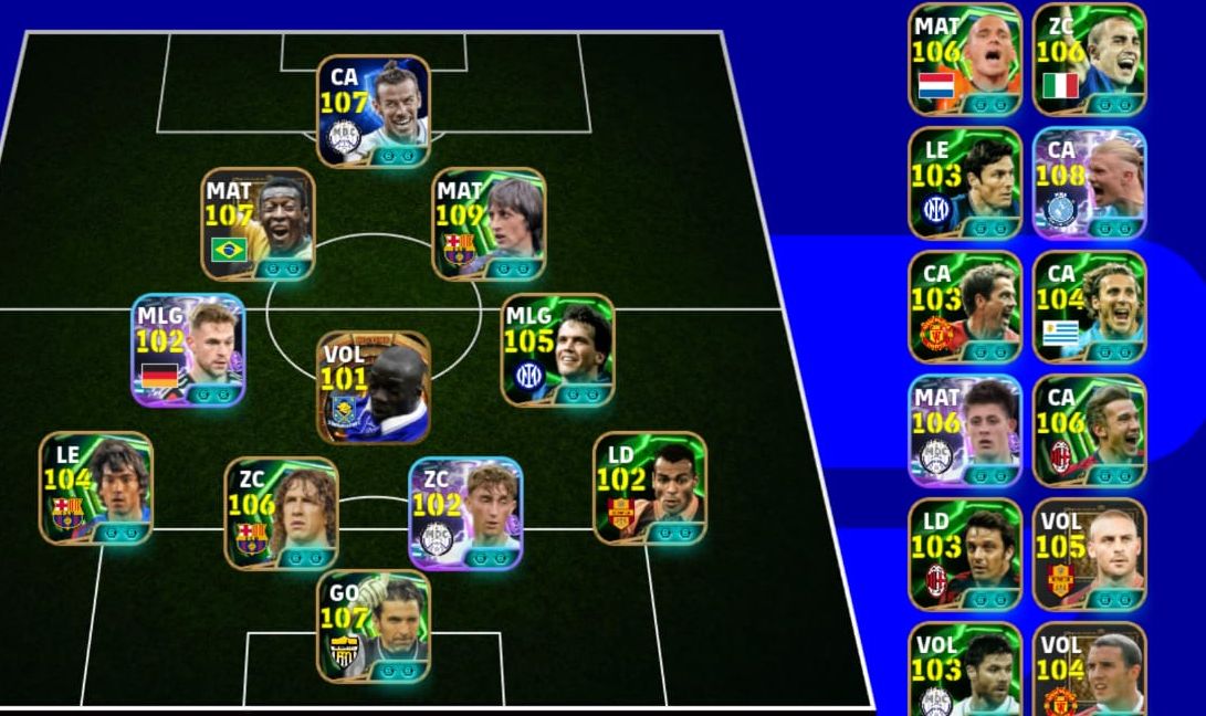Conta efootball somente Konami id, Pelé 107 cruyyf entre outros