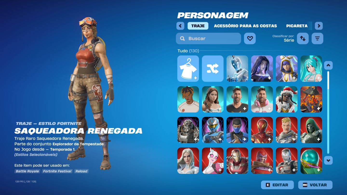 CONTA DE FORTNITE SEASON 2, 3, 4 + TUBARÃO MAKO + STW OG!!!!
