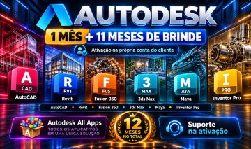 Programas Autodesk (ENVIADO NA SUA CONTA) 1 MES + BRINDE