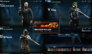 Contas Warzone BO7 com SINGULARITY + Nuke MP + LEVEL 55 Full Acesso