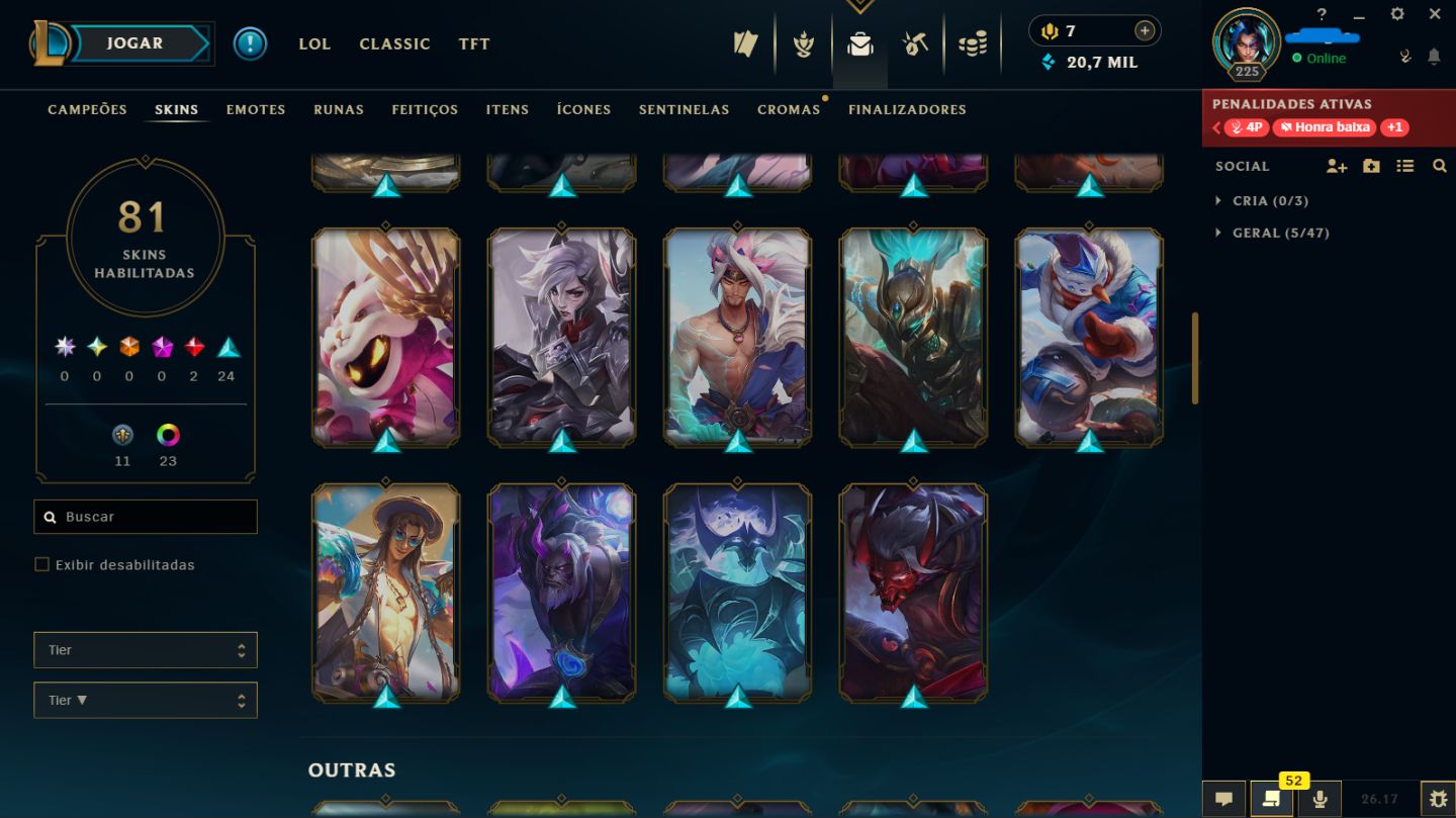 Conta Diamante 2 Win rate de 65% - Ex mestre