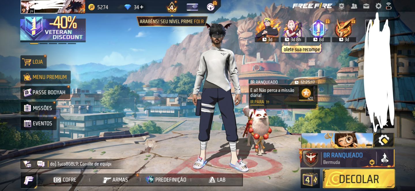 Conta Free Fire para iniciante exigente | Coleção de Skins, Armas e Itens raros