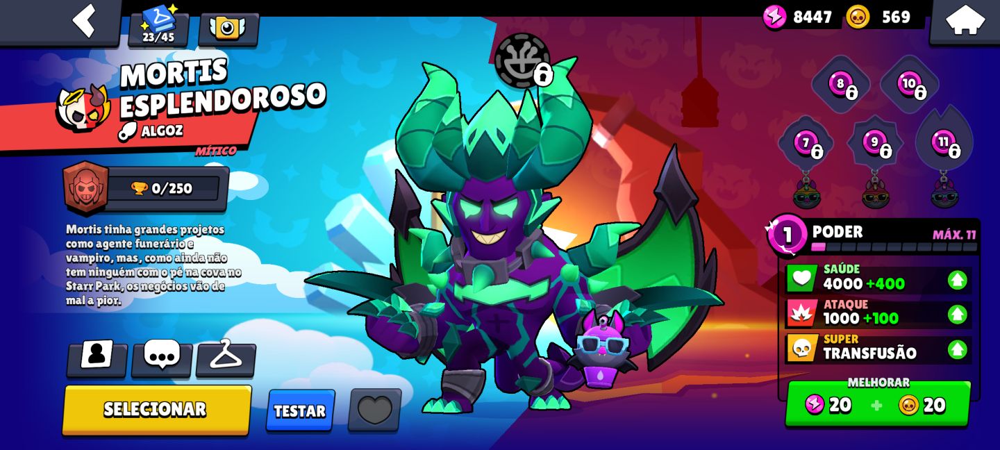 Conta Brawl Stars boa para iniciar , 41 Brawlers Skins boas