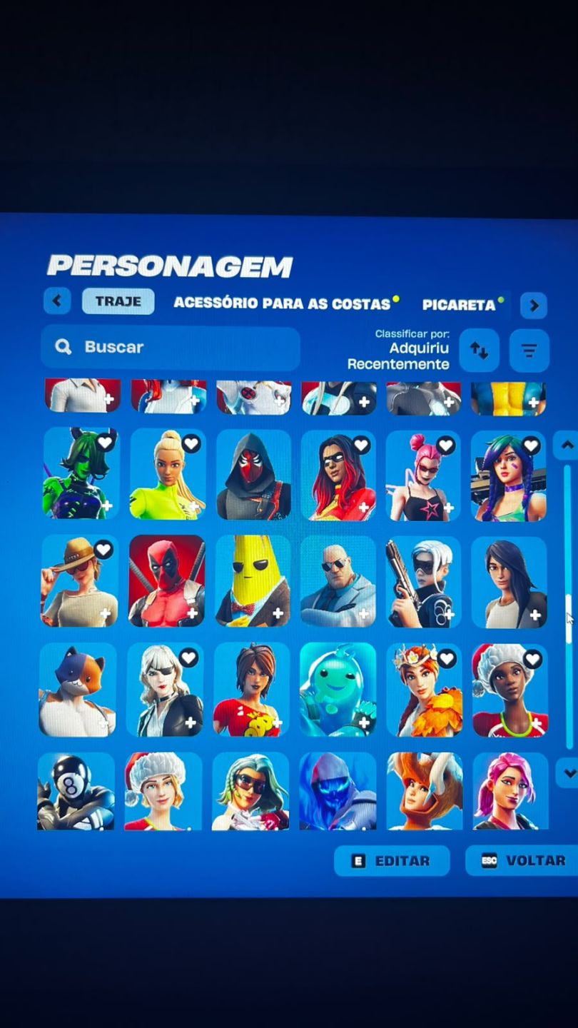 CONTA FORTNITE TRYHARD COM 126 INCLUINDO SALVE O MUNDO E ITENS DE LOJA