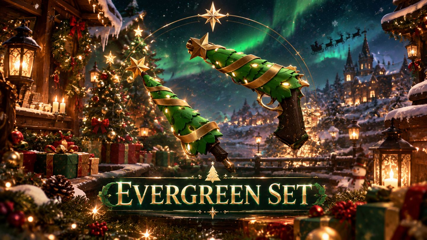 EVER SET | CONJUNTO EVERGREEN | ITENS | GODLY | MM2 | MURDER MYSTERY 2 | MISTERY