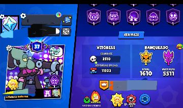 VENDE-SE CONTA PREMIUM 2019 BRAWL STARS (COLECIONADOR + COMPETITIVA)