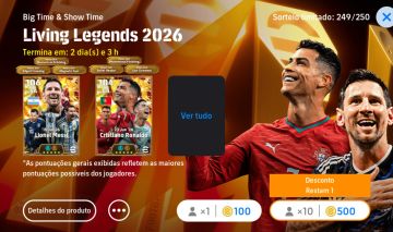 CONTAS EFOOTBALL MOBILE COM ELES, E OUTROS ÉPICOS