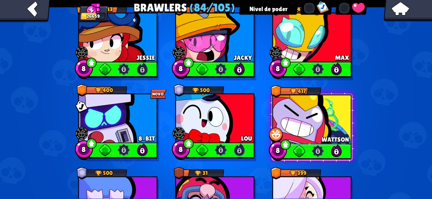 CONTA BRAWL STARS/ SKIN CORVO/ SKIN LEON/ENTRE OUTRAS. MUDANÇA DE TODOS OS DADOS