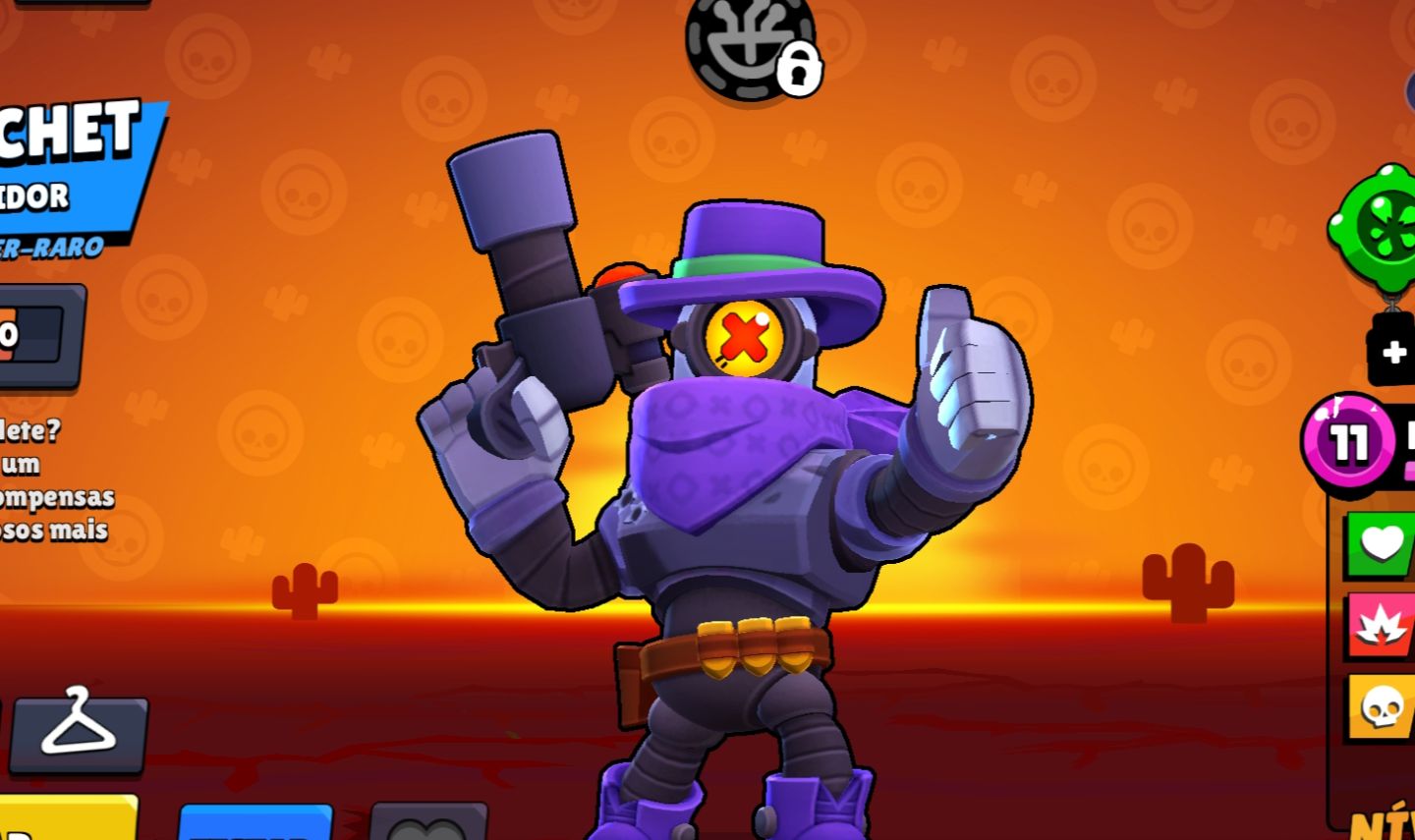 Conta brawl stars com skins mais raras do jogo