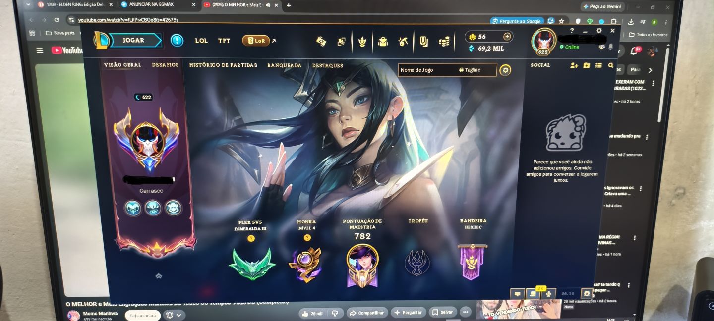 Conta com skins fodas e todos os camp bora lá so compra
