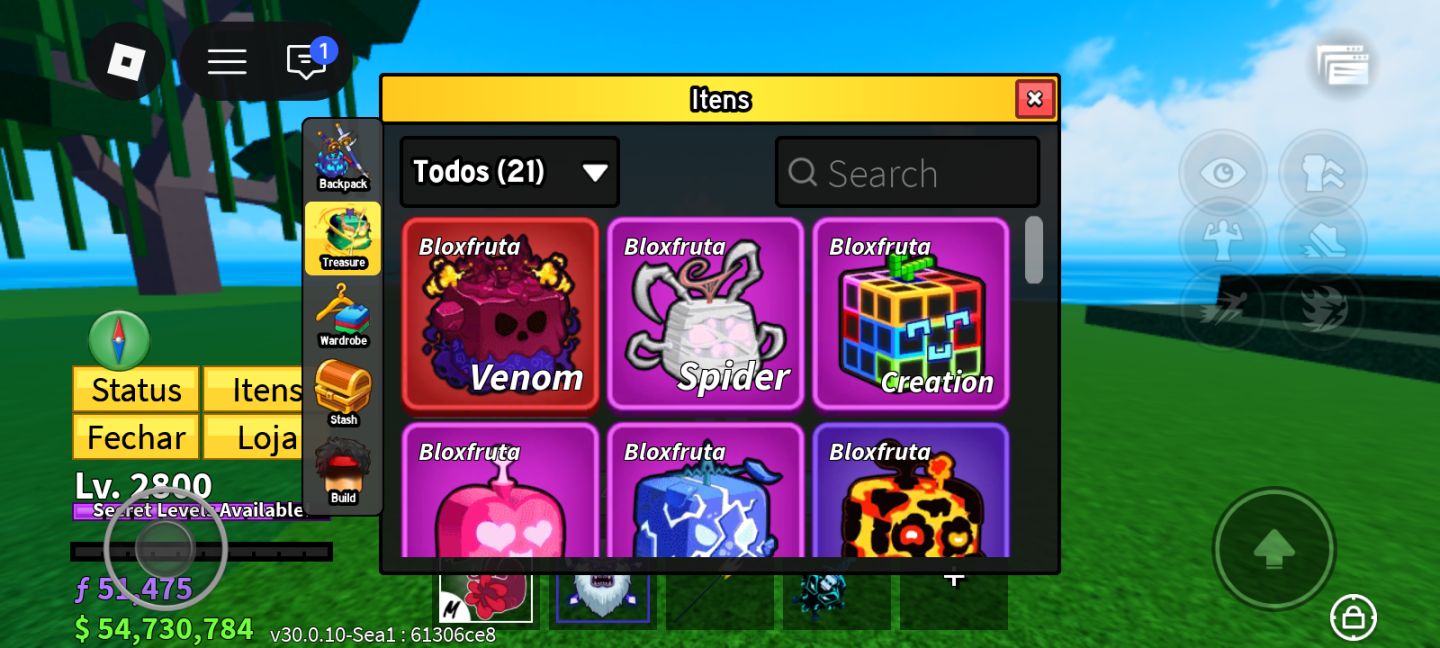 CONTA DE BLOX FRUITS A MELHOR CONTA DE YETI RUNIC E UPADA