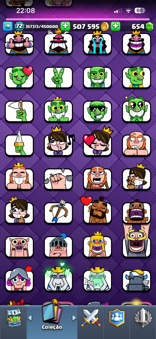 CONTA CLASH ROYALE NÍVEL 72 - PROMOÇÃO!