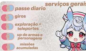 SERVIÇOS GENSHIN IMPACT