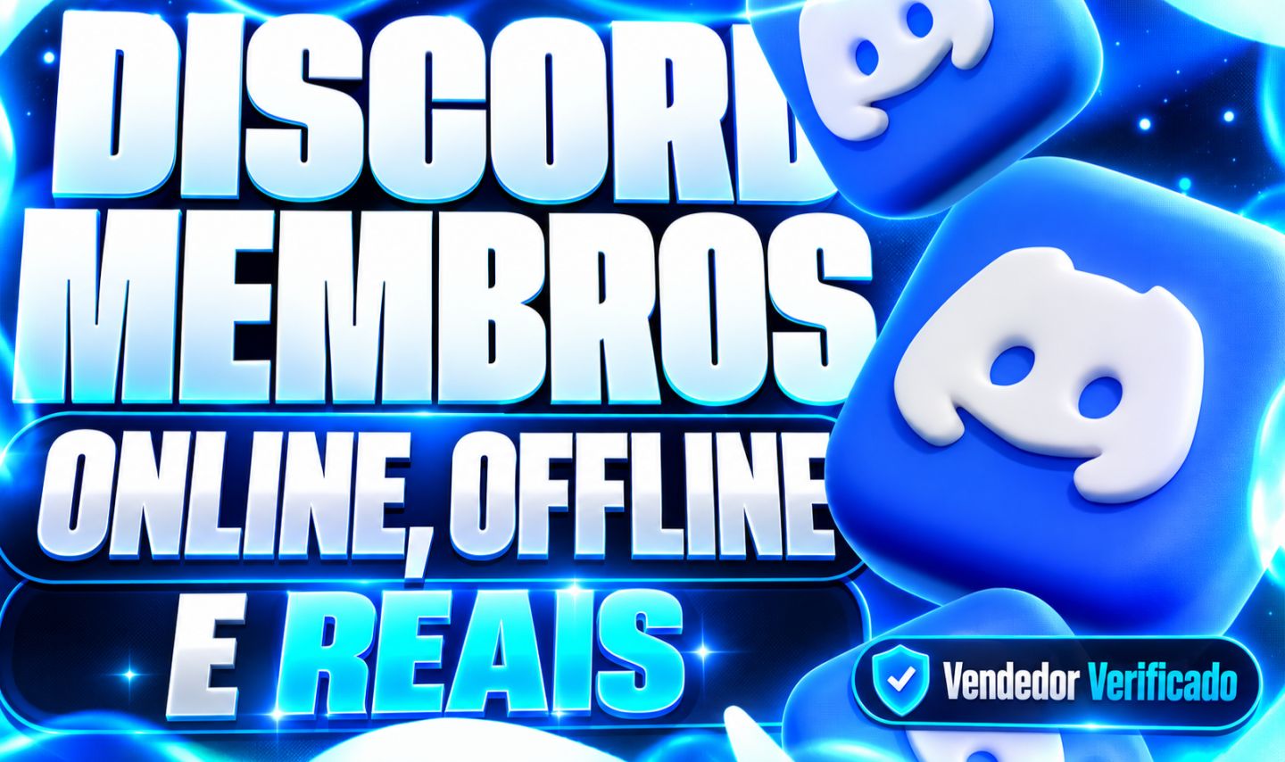 [MENOR PREÇO] DISCORD MEMBROS REAIS / ONLINE / OFFLINE