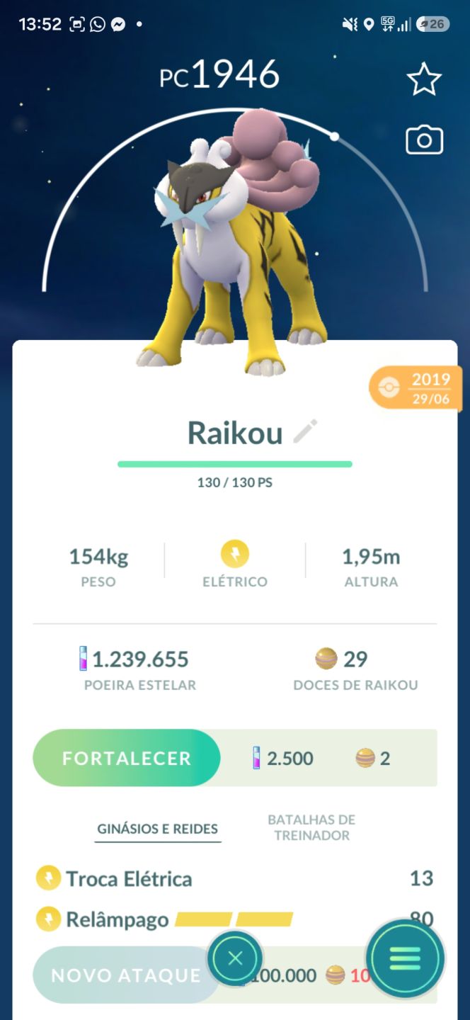 Conta pokemon go 2016, super rara