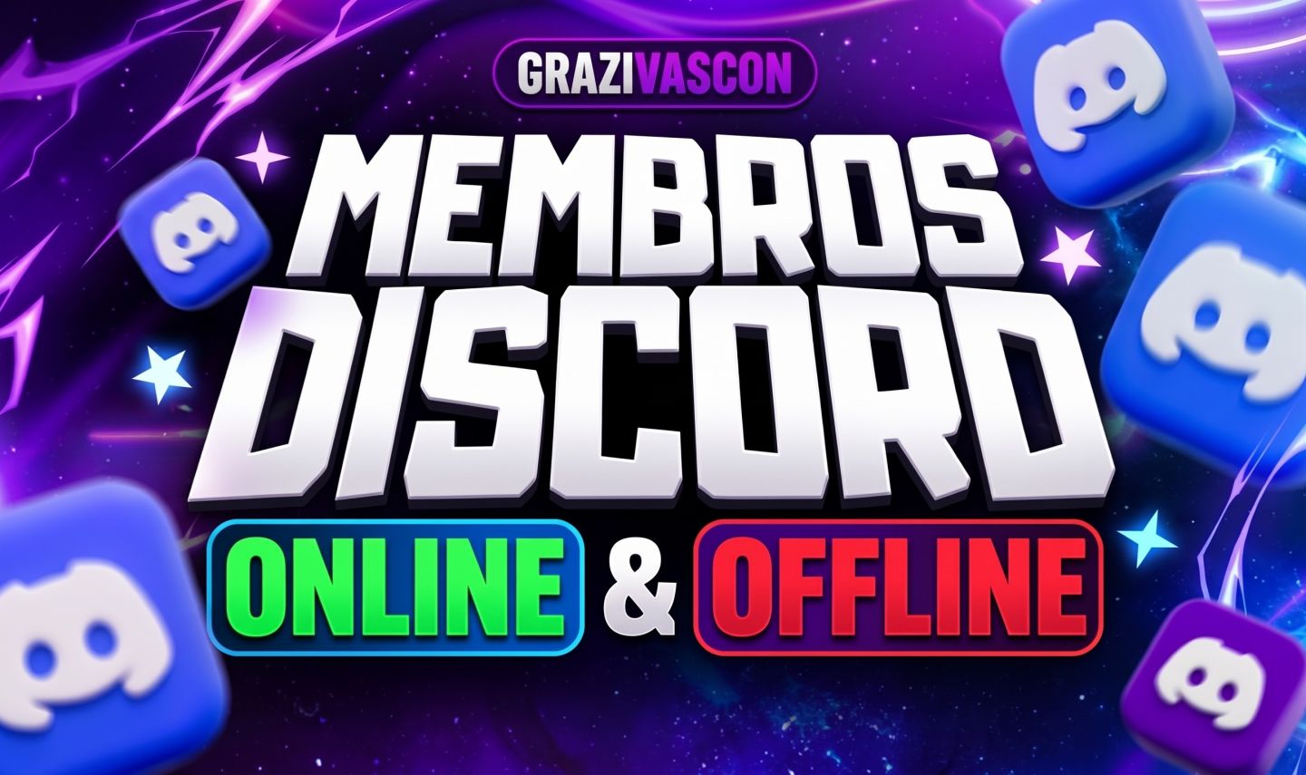 DISCORD MEMBROS ONLINE E OFFLINE BOT | PROMOÇÃO 30% OFF | MELHOR PREÇO GGMAX |