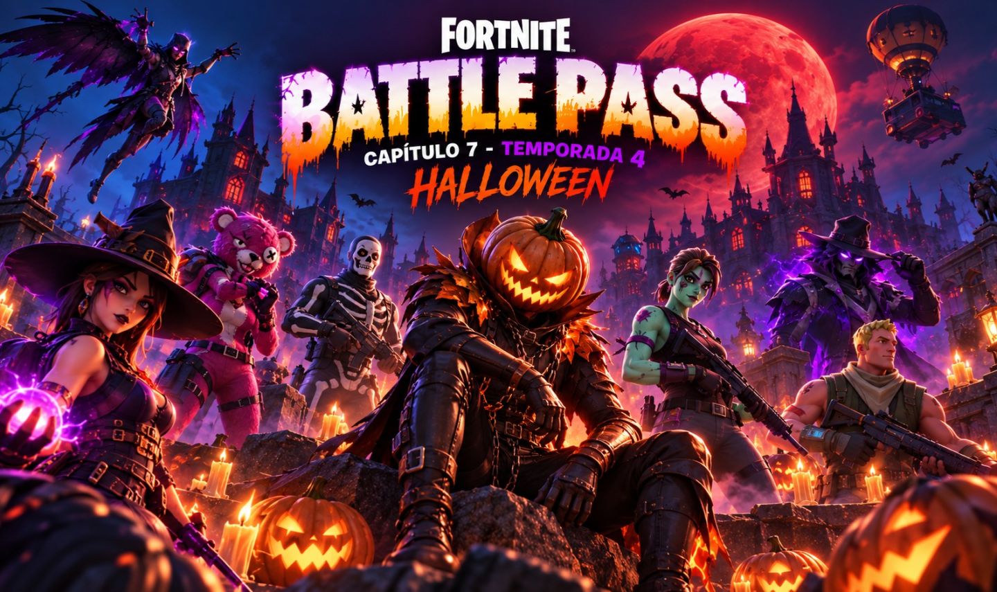 HALLOWEEN FORTNITE! Upe seu Passe AGORA - Super Barato
