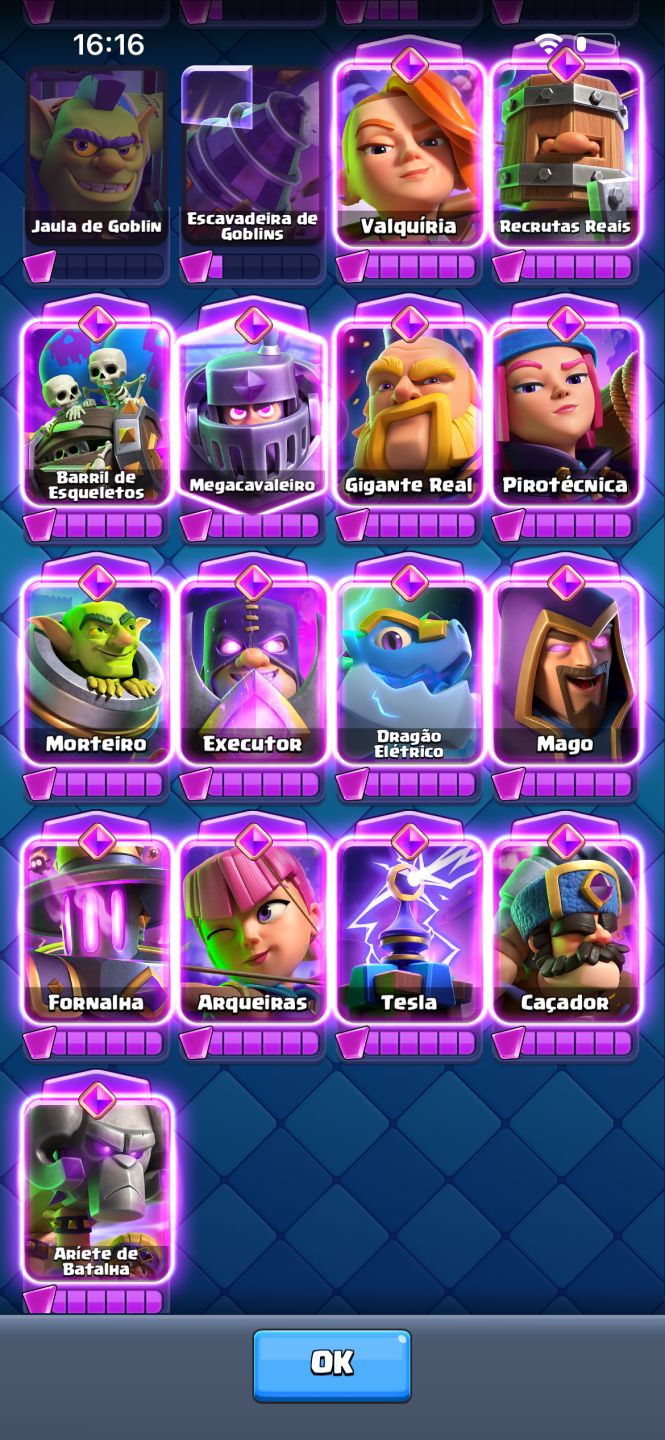 Conta Clash Royale Profissional muito Rara