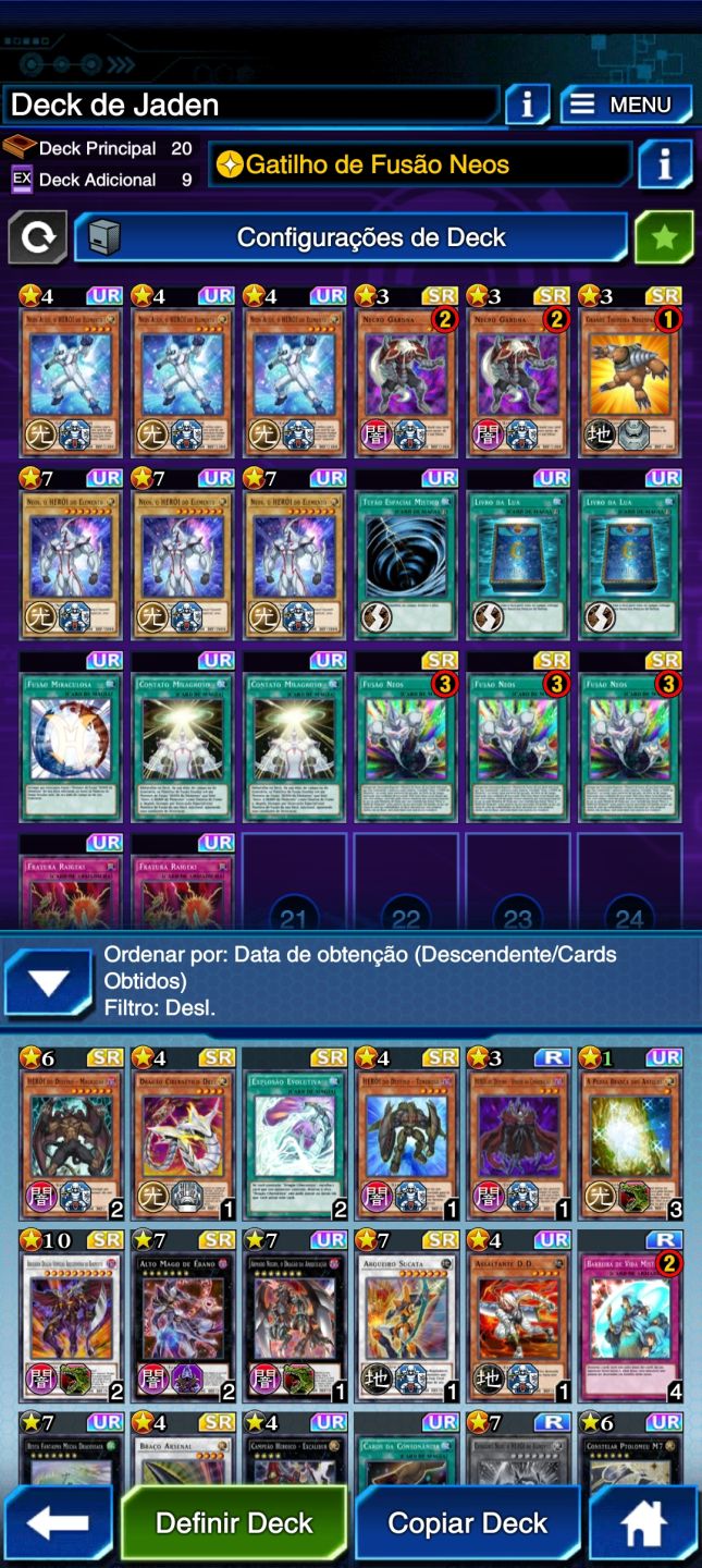 Conta Yu-gi-oh Duel Links + 17 Decks Meta Prontos+100 Personagens Desbloqueados