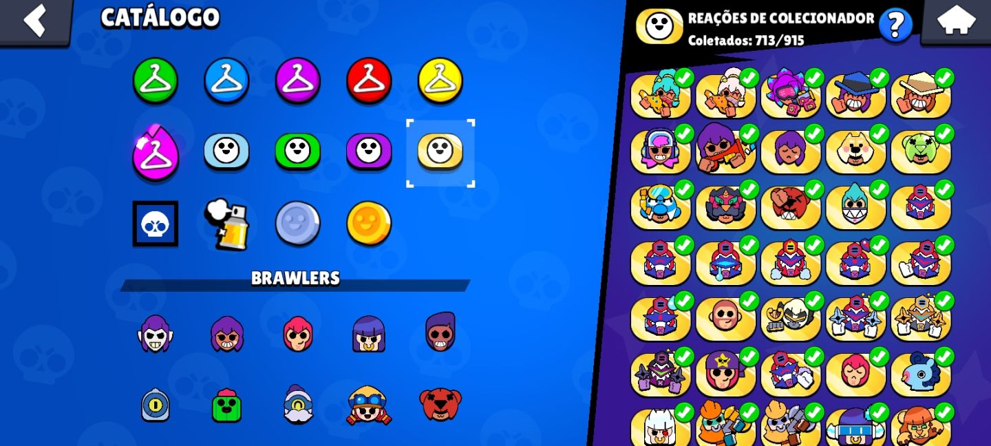 CONTA 91K TROFÉUS | 103/104 BRAWLERS | PRESTÍGIO 52 | FULL SKINS