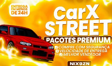 [EXCLUSIVAS PREMIUM] Conta Full CarX Street, Carros vips, mapas liberados e+