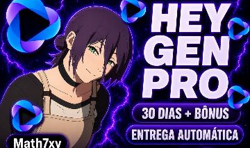 HEY GEN PRO + BRINDES! MELHOR PLANO -30 DIAS GARANTIA | ENTREGA AUTOMÁTICA!